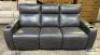 GREYMEL LEATHER POWER RECLINING SOFA WITH CHARGER - 2