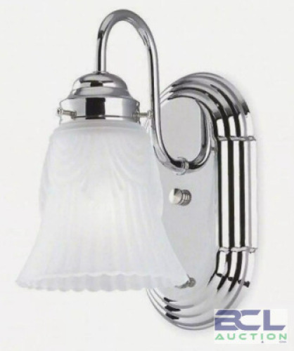 (2) VANITY WALL LIGHTS IN CHROME