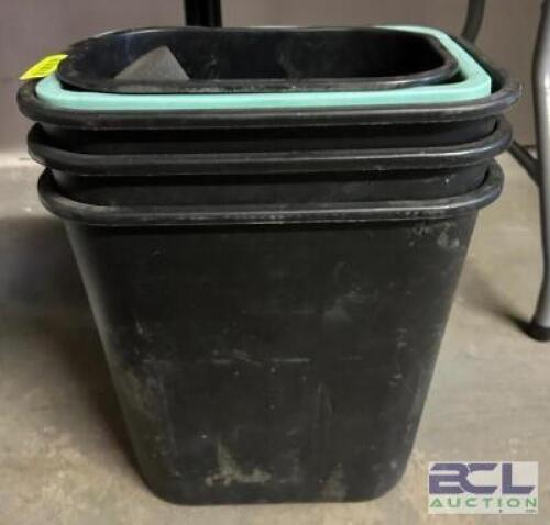 (5) ASSORTED OFFICE TRASH BINS
