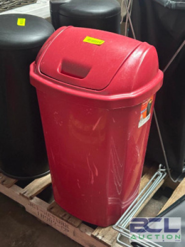 13.5 GAL SWING LID TRASH CAN
