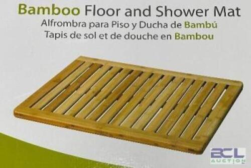 BAMBOO FLOOR AND SHOWER MAT