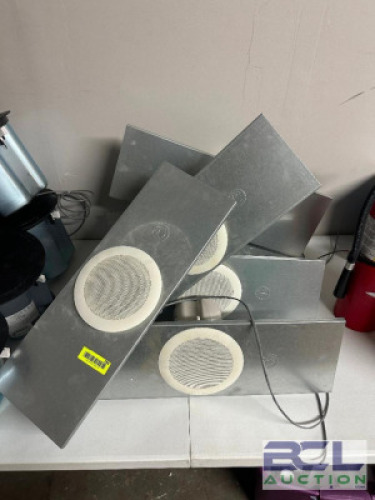 (6) - 4 INCH CEILING SPEAKERS