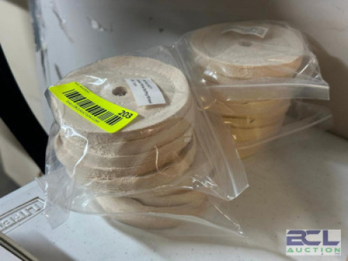 WHITE BUFFING WHEELS