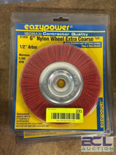 (2) - 6" NYLON WHEELS