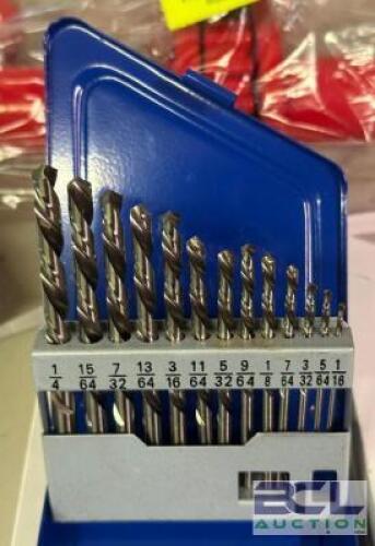 (4) - DRILL BIT SETS
