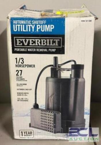 AUTOMATIC SHUTOFF UTILITY PUMP