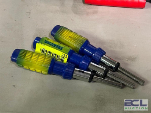 (3) - RATCHETING SCREWDRIVERS