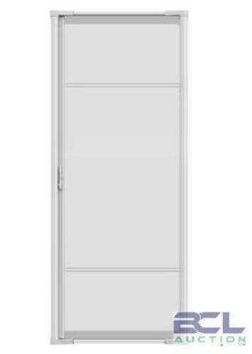 36 IN. X 78 IN. BRISA WHITE TALL RETRACTABLE SCREEN DOOR