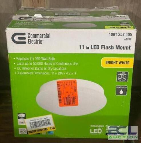 (2) - LED FLUSH MOUNTS