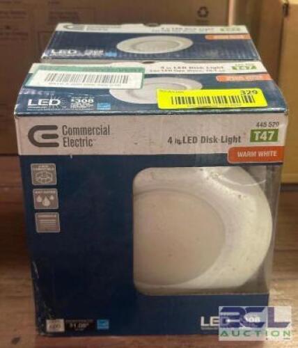 (2) - LED DISK LIGHTS