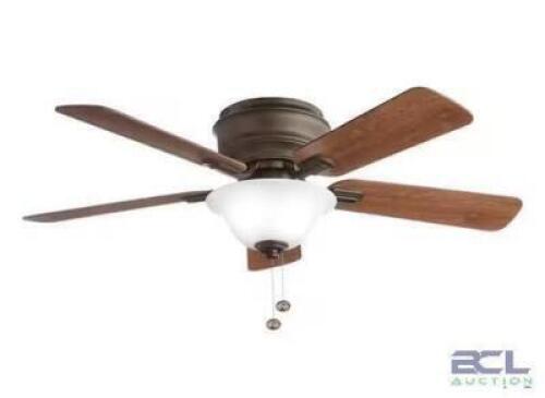 HAWKINS II 44 IN. LED OIL RUBBED BRONZE CEILING FAN WITH LIGHT