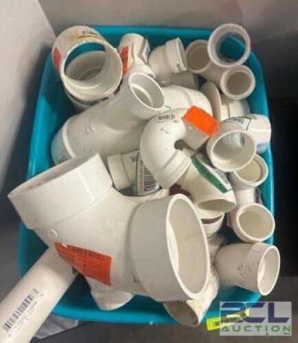 LARGE TOTE OF ASSORTED PVC PIECES