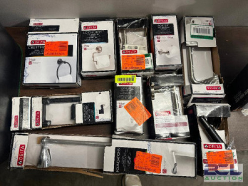 (10) - ASSORTED BATHROOM HARDWARE SETS