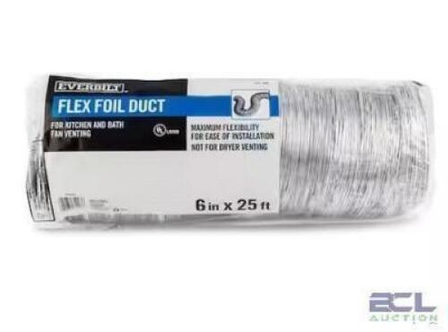 6 X 25Q FOIL FLEX DUCT
