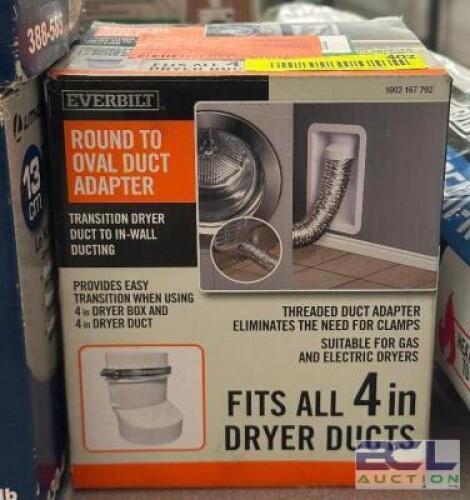 ROUND TO OVAL DUCT ADAPTER