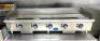 60" 5-BURNER GAS FLAT TOP GRIDDLE