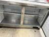 60" 2-DOOR REFRIGERATED SANDWICH PREP TABLE - 2