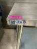 36" STAINLESS TABLE WITH UNDERSHELF - 2