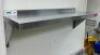 36" STAINLESS WALL SHELF