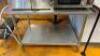48" STAINLESS TABLE WITH UNDERSHELF