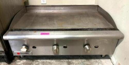26" 3-BURNER GAS FLAT TOP GRIDDLE