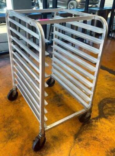 HALF SIZE SHEET PAN RACK ON CASTERS