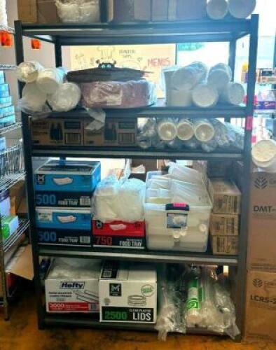 5-TIER METAL SHELVING UNIT