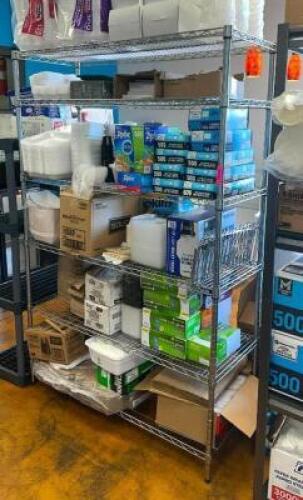 6-TIER WIRE SHELVING UNIT