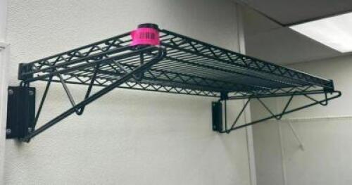 36" WALL MOUNT WIRE SHELF