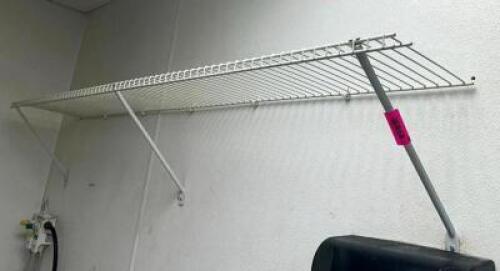 72" WALL MOUNT WIRE SHELF