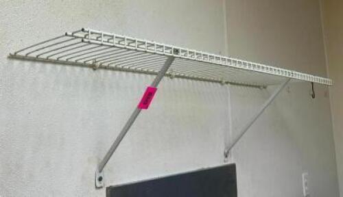 48" WALL MOUNT WIRE SHELF