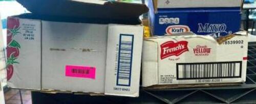 ASSORTED KETCHUP, MUSTARD AND MAYO PACKETS