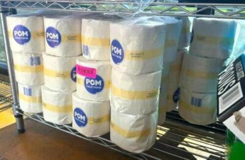 LOT OF TOILET PAPER AS SHOWN
