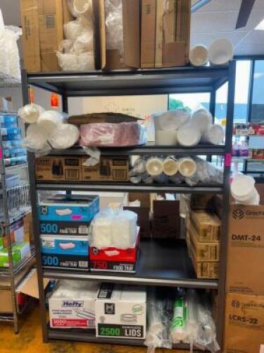 ASSORTED PAPER PRODUCTS AND TO-GO CONTAINERS
