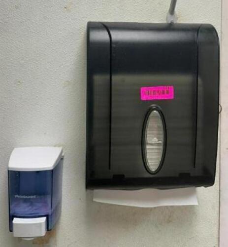 PAPER TOWEL AND SOAP DISPENSER