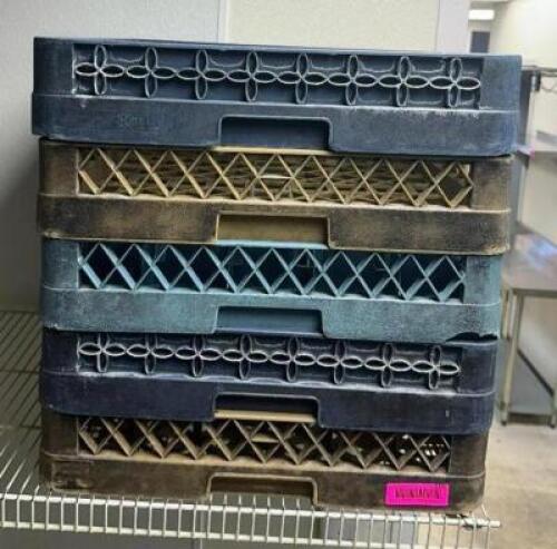 (5) ASSORTED DISH RACKS