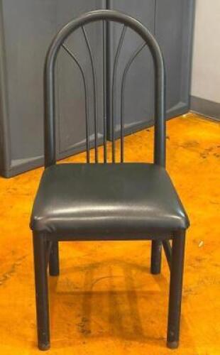 (4) - BLACK DINING CHAIRS