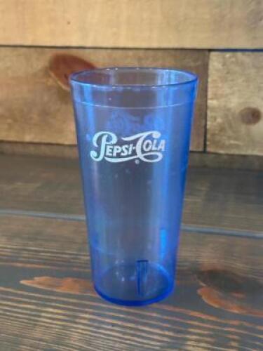 (20) - BLUE PEPSI PLASTIC TUMBLERS