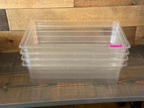 (4) - FULL SIZED CONTAINERS