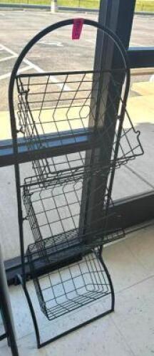 BASKET DISPLAY RACK