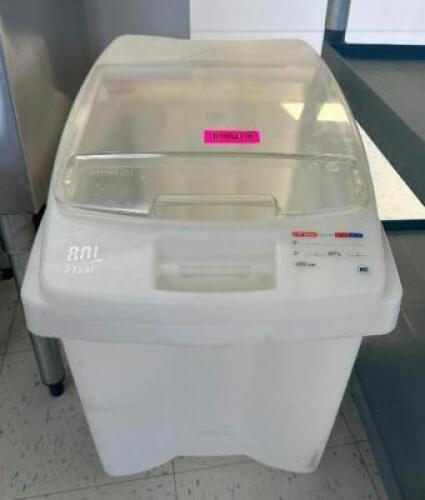 80L INGREDIENTS BIN ON CASTERS