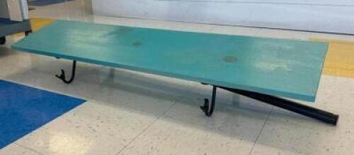 48" WOOD SHELF WITH HANGING ROD