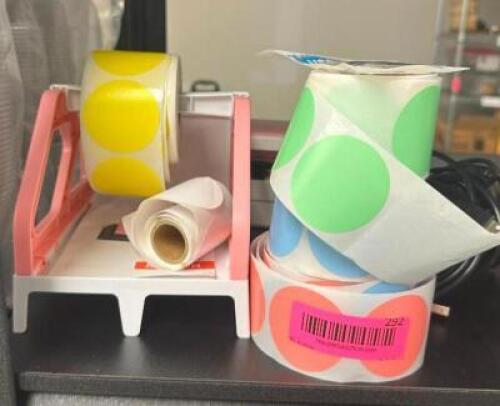 STICKER PRINTER WITH LABLES