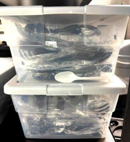 (2) BINS OF SALAD TOSSERS