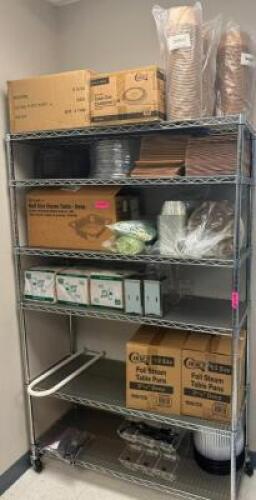 CONTENTS OF SHELVING UNIT