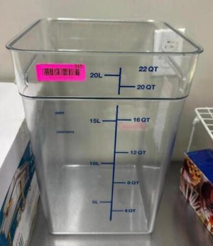 22 QT. CONTAINER