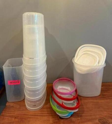 ASSORTED CONTAINERS