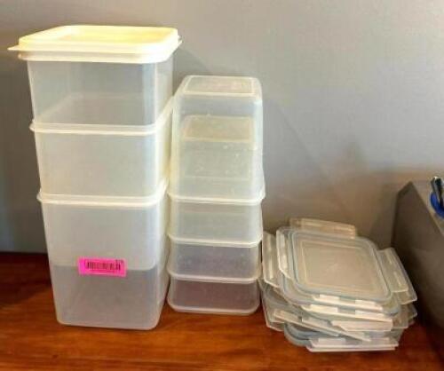 ASSORTED CONTAINERS