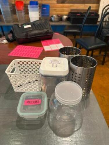 ASSORTED CONTAINERS