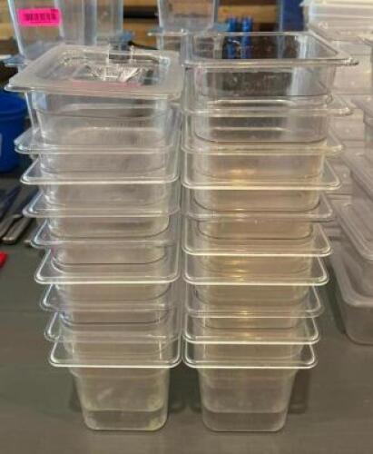 (20) - 1/6 SIZED INSERTS WITHOUT LIDS